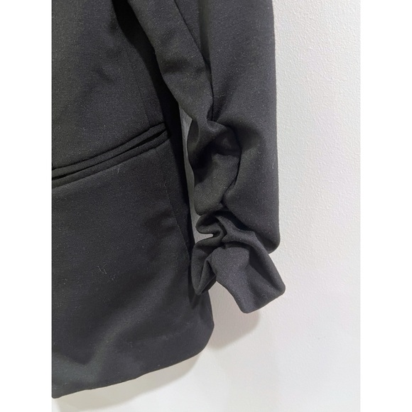 Willi Smith Black Knit One Button Blazer Size Medium - Picture 6 of 9